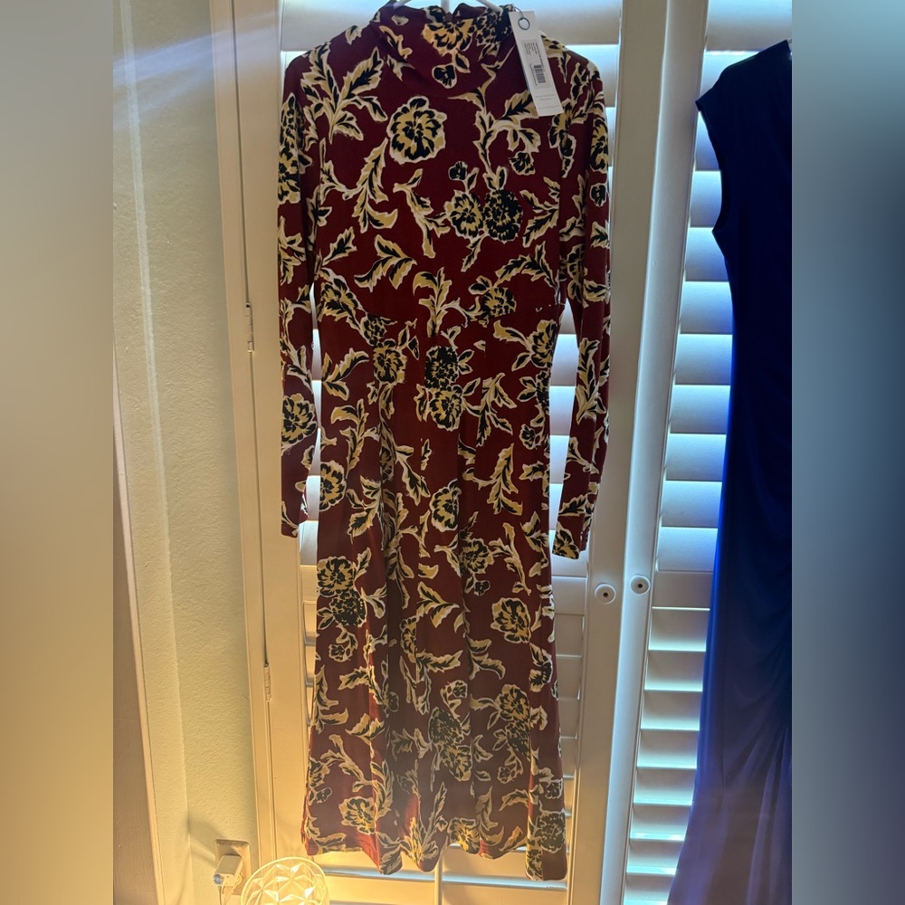 Tanya taylor midi floral dress